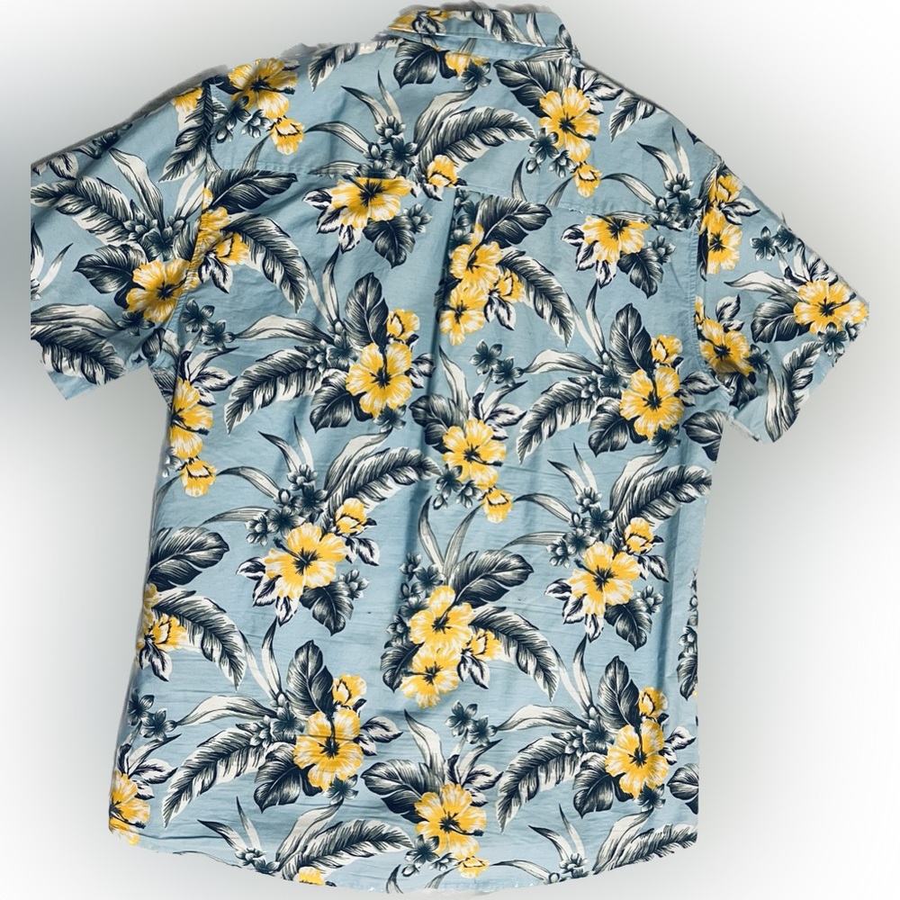 Hawaiian style Departwest short sleeve button up